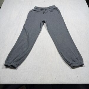 Vively Kids Heather Gray Fleece Lined Joggers Sweatpants Size L 10/12